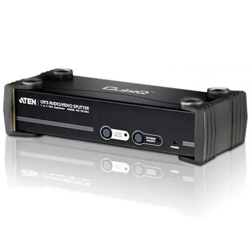 Aten VS1504T Cat 5e/6 4 Port VGA/Audio Video Çoklayıcı 