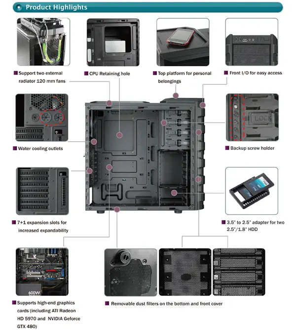 Cooler Master Haf 912A-KWA750 80+750W Siyah Kasa