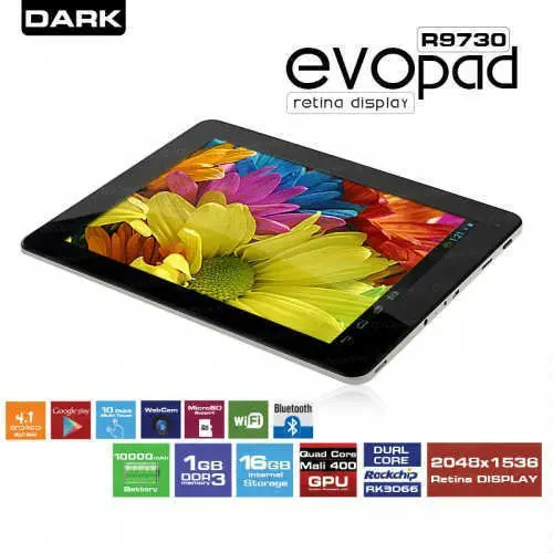 Dark 9.7″ Retina , Çift Çekirdek, 16 Gb Bluetooth Tablet
