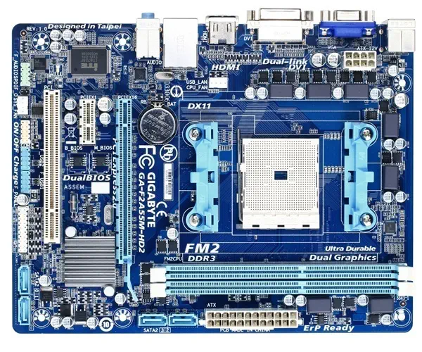 Gıgabyte F2A55M-HD2 Amd Fm2 Ddr3 S+V+GL mATX