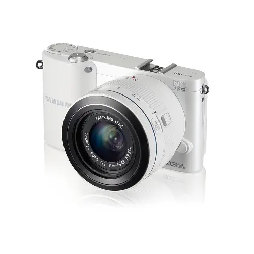 Samsung NX1000 Dijital Fotoğraf Makinesi White (ÇANTA+4GB SDC KART HEDİYELİ)