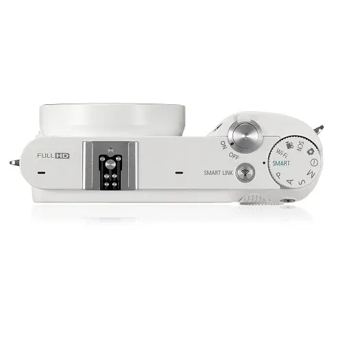 Samsung NX1000 Dijital Fotoğraf Makinesi White (ÇANTA+4GB SDC KART HEDİYELİ)