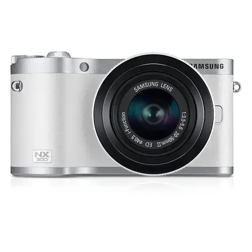 Samsung NX300 18-55mm Lens SLR Fotoğraf Makinesi Wi-Fi Beyaz