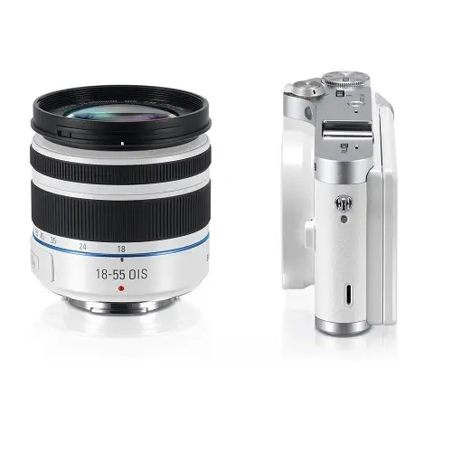 Samsung NX300 18-55mm Lens SLR Fotoğraf Makinesi Wi-Fi Beyaz