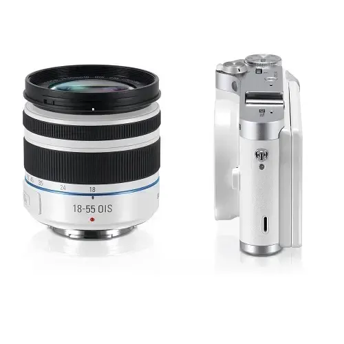 Samsung NX300 18-55mm Lens SLR Fotoğraf Makinesi Wi-Fi Beyaz