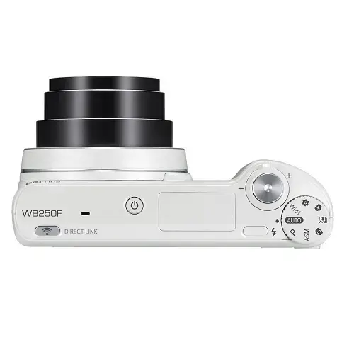 Samsung WB250F Dijital Fotoğraf Makinesi Wi-Fi Beyaz