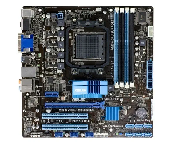 Asus M5A78L-M LE/USB3 Amd 760G(780L)/SB710 1866MHz DDR3 Soket AM3+ mATX Anakart