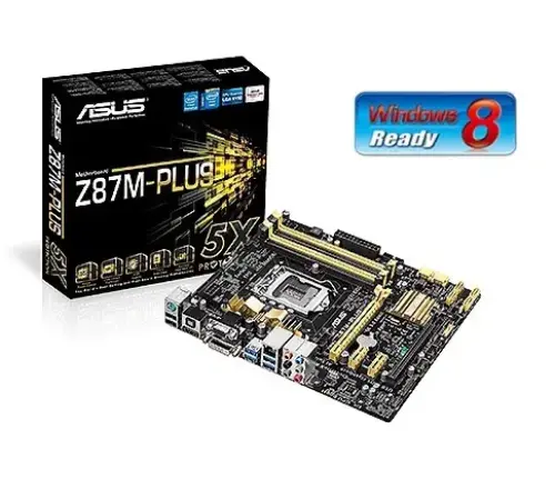 Asus Z87M-Plus Z87 Ddr3 Sata3 Glan Usb3 1150p 16x