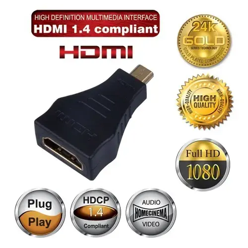 Goldmaster ADP-209 MicroHDMI>HDMI Adaptör