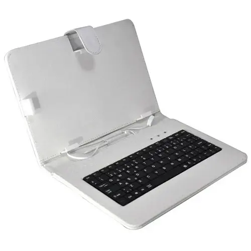 Hiper TK-107 Universal Tablet Klavyesi + Kılıf/Çanta 7″ (Beyaz)