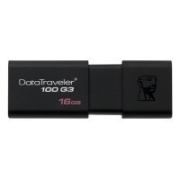 Kingston DataTraveler 100 G3 16GB USB 3.0 Siyah Flash Bellek - DT100G3/16GB