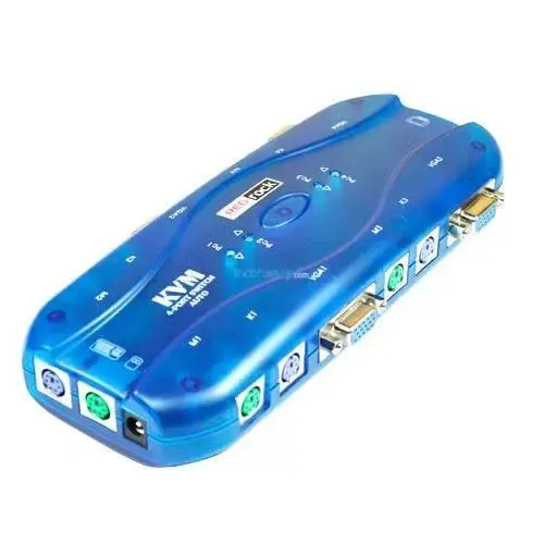 KVM Switch 4 Pc Auto USB (Kablo Dahil)