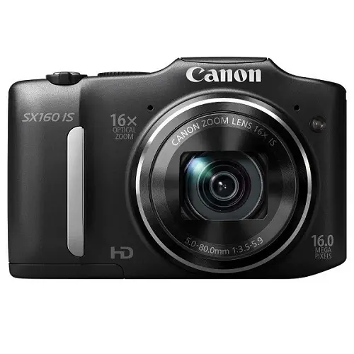 Canon PowerShot SX160 IS 美品 Canon Powershot SX160 IS Dijital Fotoğraf Makinesi Siyah
