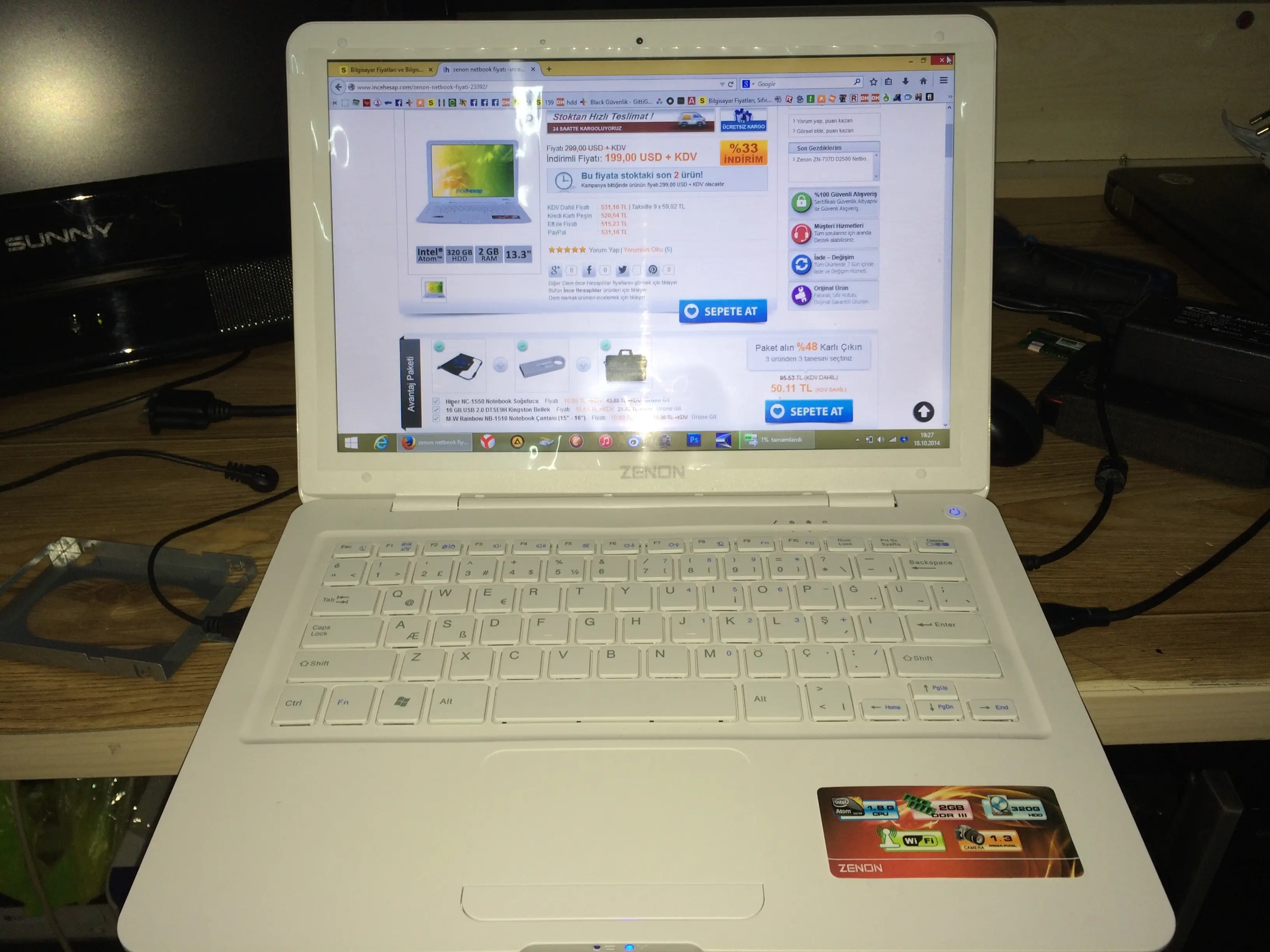 Zenon Computers Zenon ZN-737D D2500 Netbook - incehesap.com