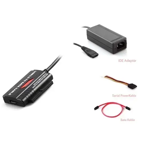 S-Link SLX-625 USB 3.0 SATA + IDE Kablo