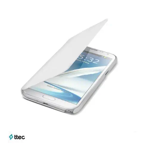 Ttec Samsung Note2 Beyaz Flipcase Kılıf