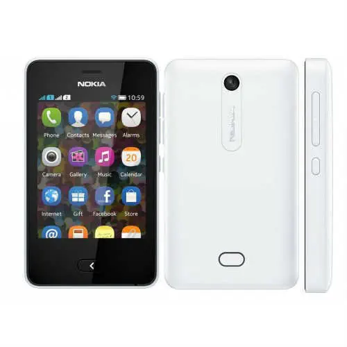 Nokia Asha 501 Beyaz Cep Telefonu