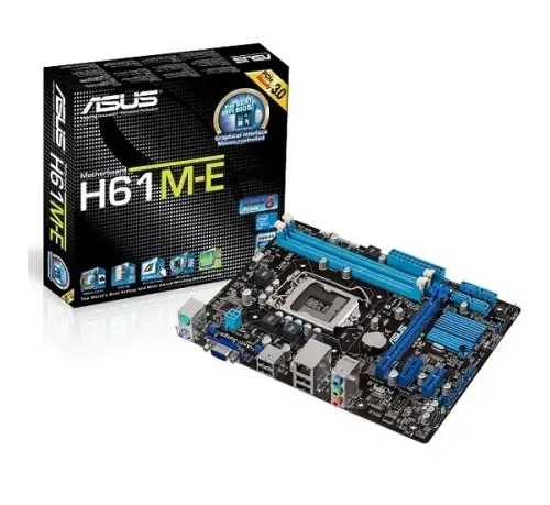 Asus H61M-E H61 Ddr3 S+V+Glan 1155p 16x