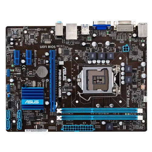 Asus P8H61-MX Usb3 Ddr3 Vga Dvı Glan Matx 16x