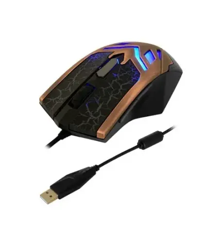 Mouse Gaming Frisby GMX5 FM-G420K – 6 Pulsanti, DPI Regolabile 1000-2400, USB, Retroilluminato