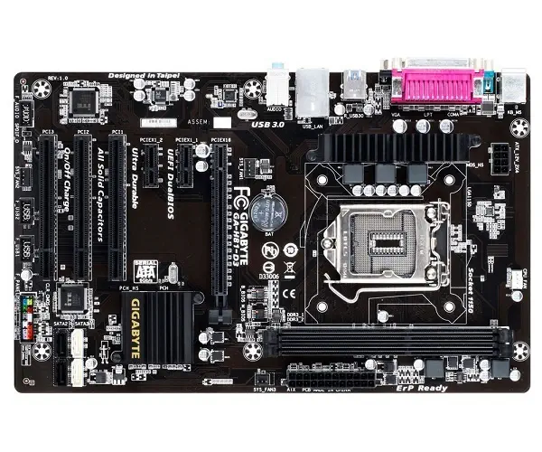 Gigabyte H81-D3 H81 Ddr3 Sata3 Glan Usb3 1150p Anakart