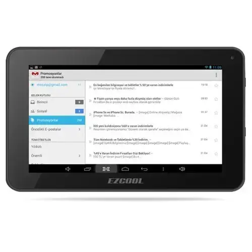 Ezcool M3 8GB DualCore 7″ HD Siyah Tablet