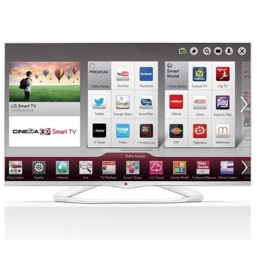 LG 42LA667S F.Hd 3D Wi-Fi Beyaz Panel(LG Türkiye)