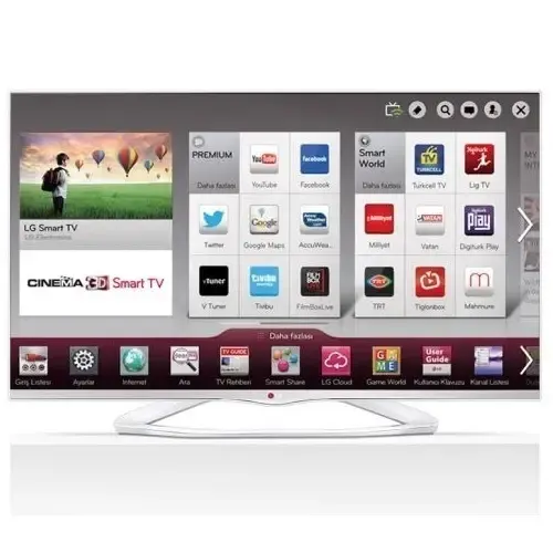 LG 42LA667S F.Hd 3D Wi-Fi Beyaz Panel(LG Türkiye)