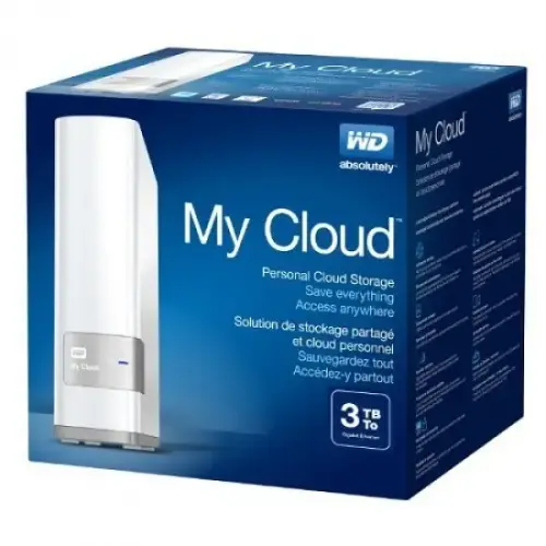 WD 3Tb 3.5″ My Cloud Gigabit Ethernet Beyaz Taşınabilir Disk WDBCTL0030HWT