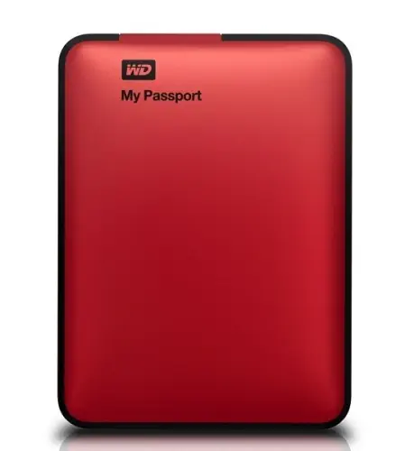 WD 500 Gb 2.5″ My Passport USB3.0 Kırmızı WDBKXH5000ARD-EESN