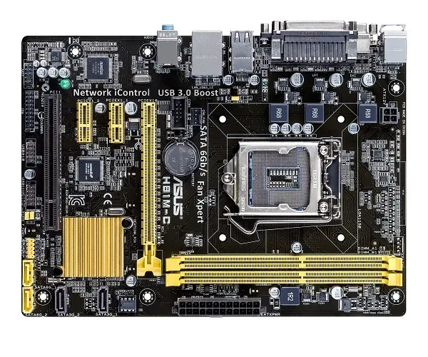 Asus H81M-C Intel H81 Soket 1150 DDR3 1600MHz SATA 3.0 USB 3.0 mATX Anakart