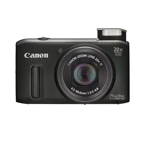 Canon PowerShot SX260 HS キャノン　黒 Canon P.Shot SX260 HS Dijital Fotoğraf Makinesi - incehesap.com