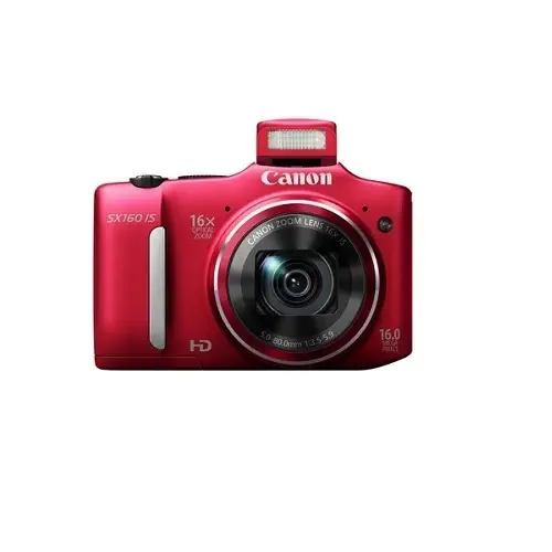 Canon Powershot SX160 IS Dijital Fotoğraf Makinesi Kırmızı