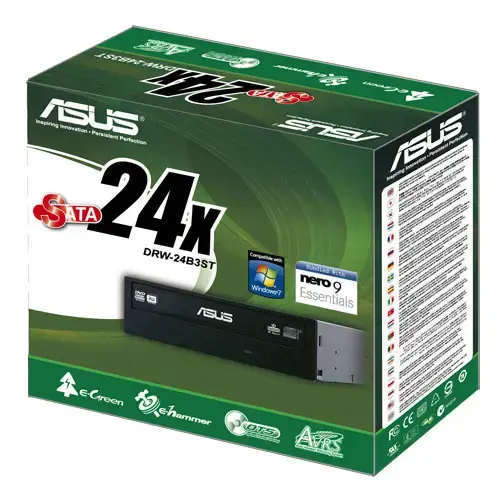 Asus Dvd-Rw 24X Sata Kutulu Siyah