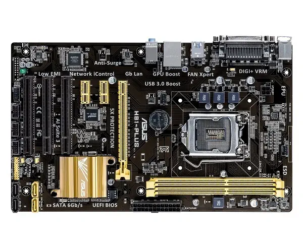 Asus H81-Plus H81 Ddr3 Sata3 Usb3 1150p 16x Anakart