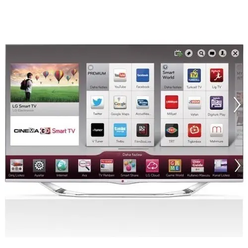 LG 55LA740S F.Hd 3D Wi-Fi Beyaz Panel(LG Türkiye)