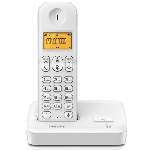 Philips D1501 Dect Telefon Beyaz