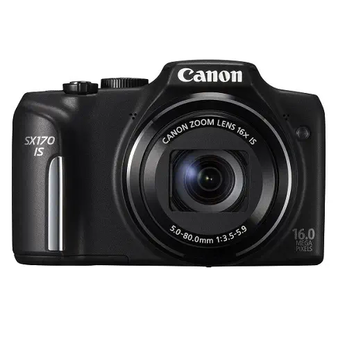 Canon PowerShot SX170 IS Fotoğraf Makinesi Siyah - incehesap.com