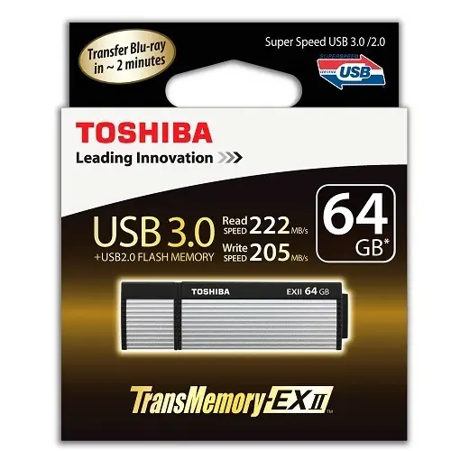 Toshiba 64 GB Bellek USB 3.0 THNV64OSU3-BL8