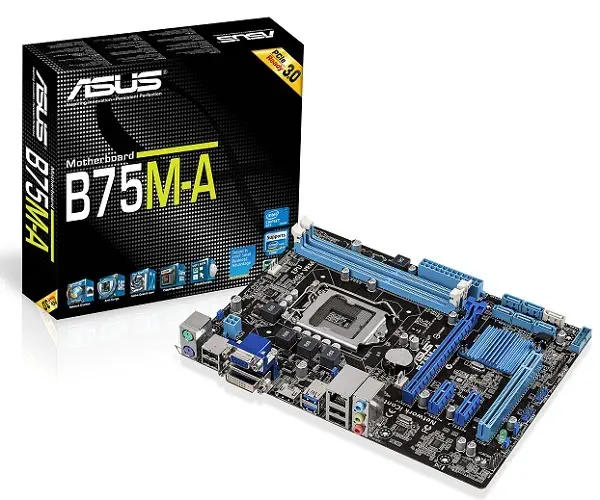 Asus B75M-A B75 Ddr3 Dvı Sata3 Usb3 1155p 16x Anakart