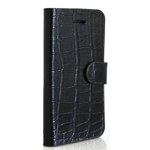 M&W İphone 5 / 5S Siyah Deri Kılıf