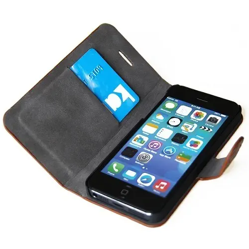 M&W İphone 5 / 5S Taba Deri Kılıf