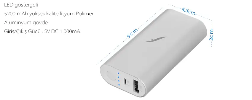 Frisby FPB-5600P Powerbank Mobil Şarj Kiti