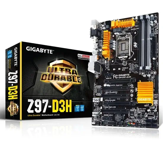 Gigabyte Z97-D3H Z97 Ddr3 Sata3 Glan USB3 1150p