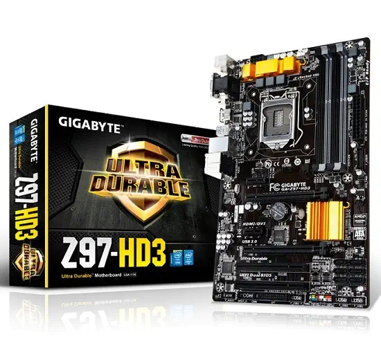 Gigabyte Z97-HD3 Z97 Ddr3 Sata3 Glan Usb3 1150p Anakart