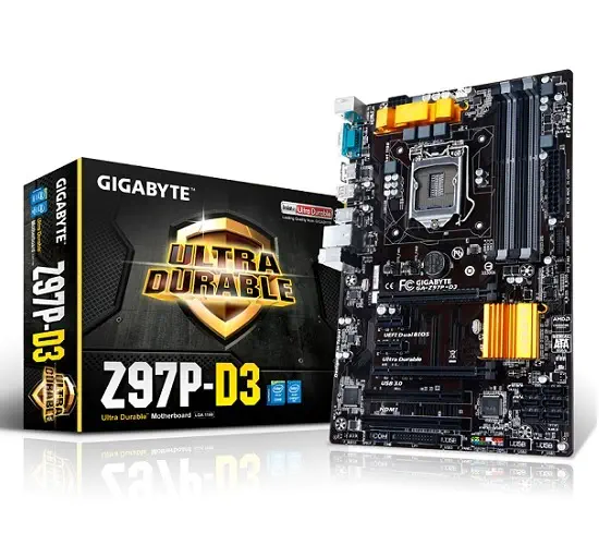 Gigabyte Z97P-D3 Z97 DDR3 SATA3 Glan USB3 1150p Anakart