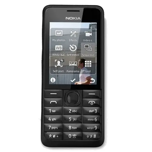 Nokia 301 Siyah Cep Telefonu