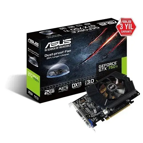 Asus GTX750TI-PH-2GD5 2 GB Ekran Kartı