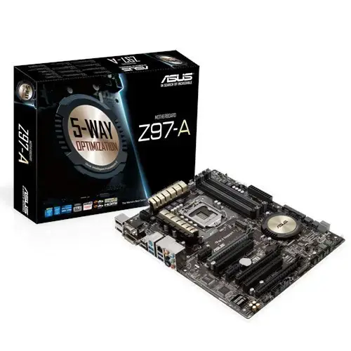 Asus Z97-A Z97 Ddr3 Sata3 Glan Usb3 1150p 16x Anakart