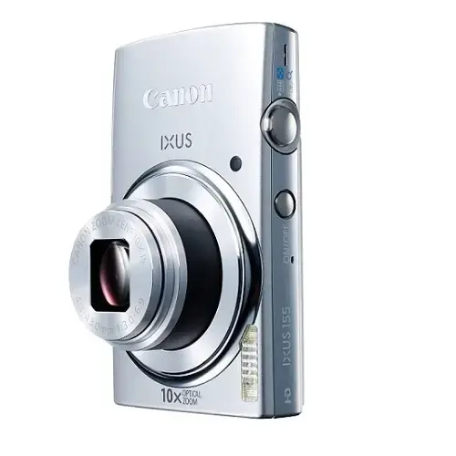 Canon Ixus 155 IS Fotoğraf Makinesi Gümüş 